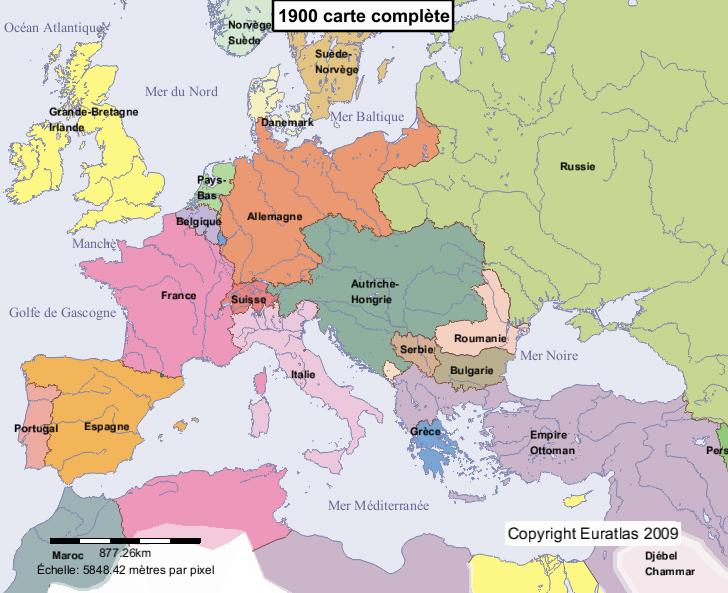 Carte d Europe