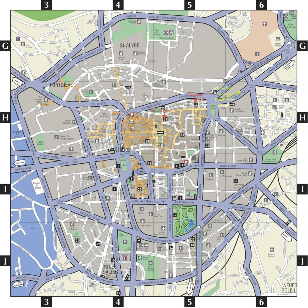 plan de clermont ferrand