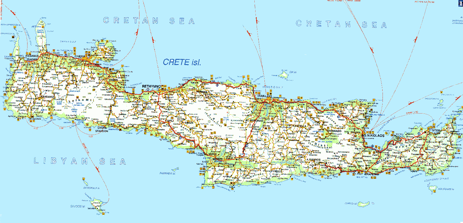 Carte de Crète