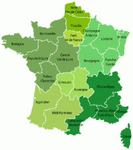 Carte de France - Golf
