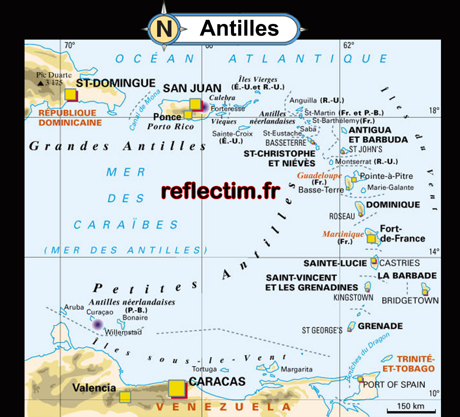 Antilles carte
