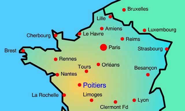 carte poitiers